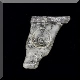 J060. Art glass modern pin. - $26 